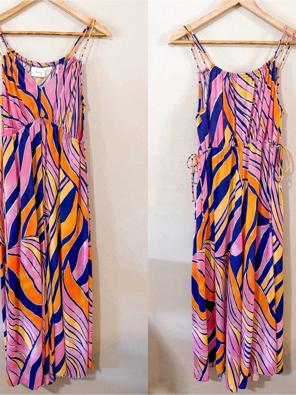 Maeve Anthropologie | Finley Tropical Wide Leg Jumpsuit